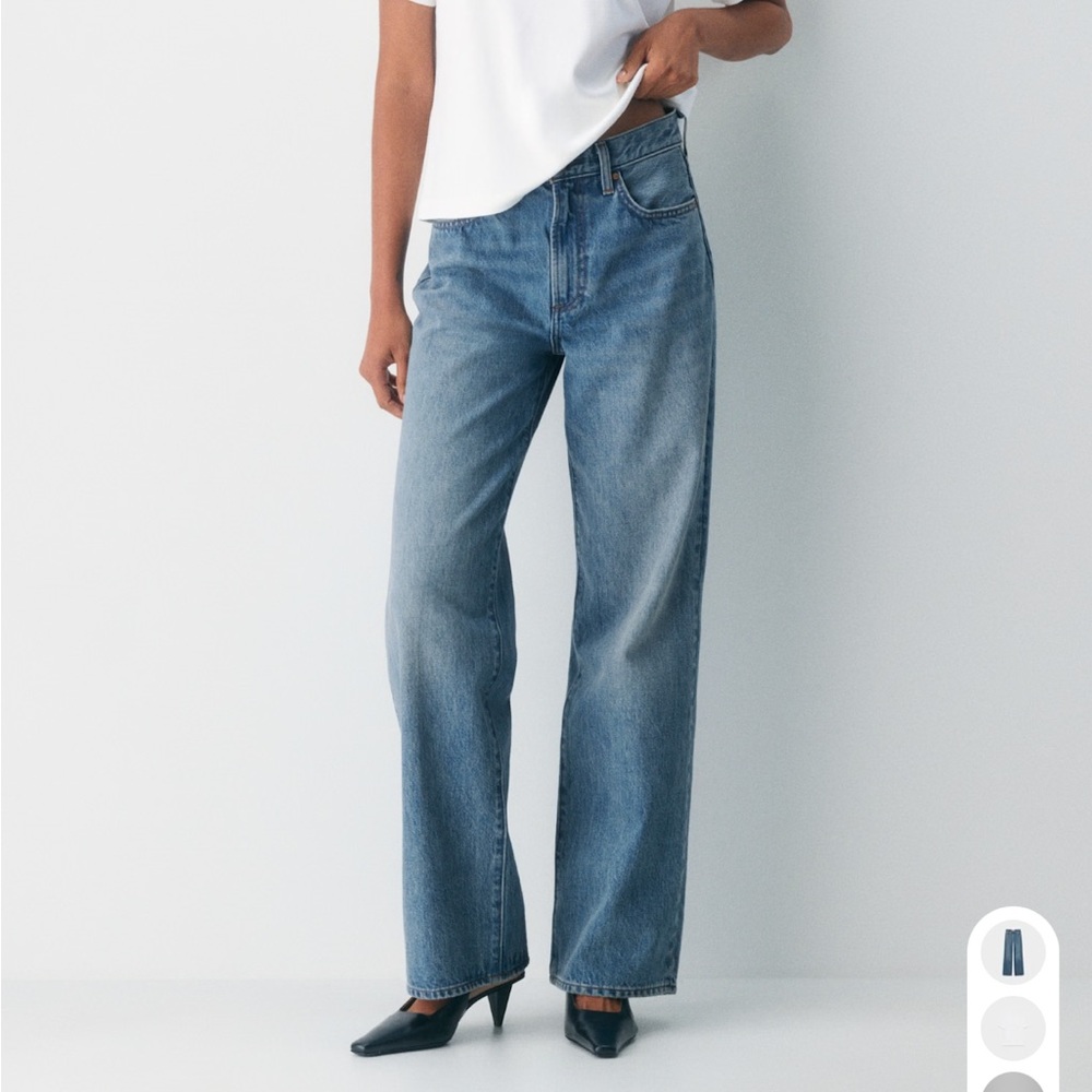 Denim Forum Farrah High Rise Wide Jeans